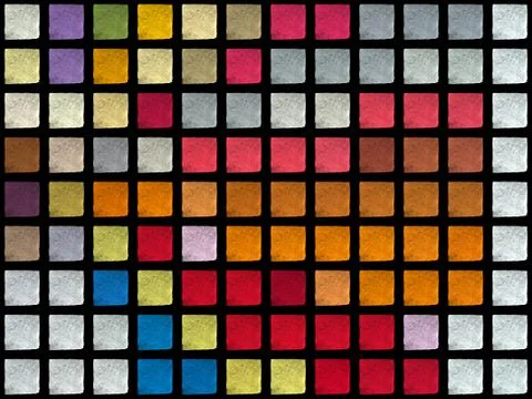 Color cubes Stock Illustration