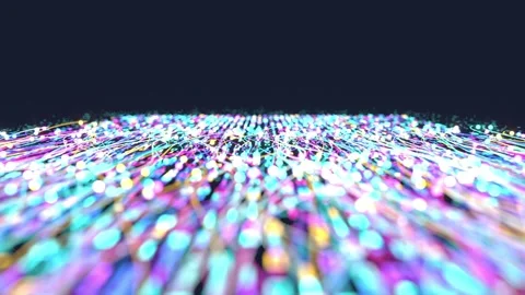 Color curve neon lights machine learning bg able to loop endless Stock Footage 336672182