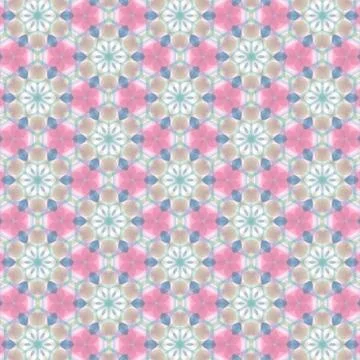 Color decorative seamless pattern with geometric ornamnet. Background for pri 스톡 일러스트