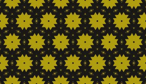 Color design geometric pattern. Seamless vector illustration yellow color. Stock Illustration