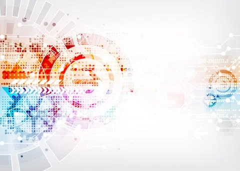 Color design layout. Stock Illustration