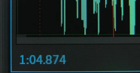 Color digits change on timecode and movie maker edits video Stock Footage 140968122