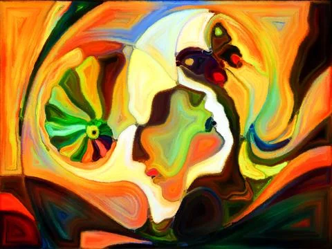 Color Division Design Stockillustratie