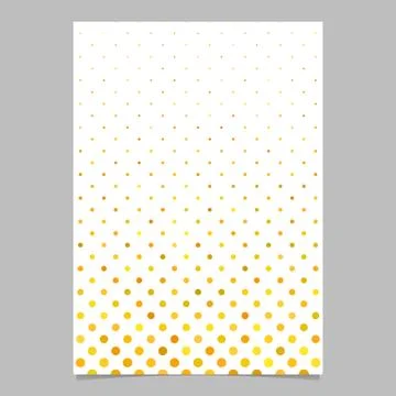 Color dot pattern poster design - cover background with circles Illustrazione stock