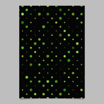 Color dot pattern poster template - vector stationery background イラスト素材