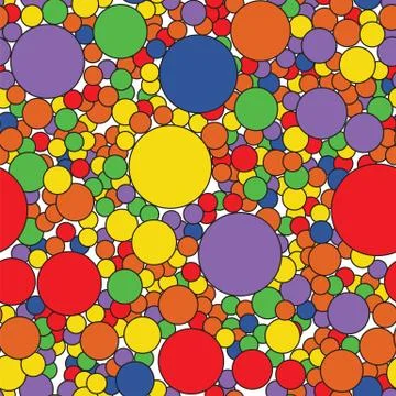 Color dots abstract background. Vector illustration. Rounds decoration Stock-Illustration