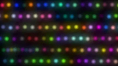 Color dots moving horizontally Video stock 80036864