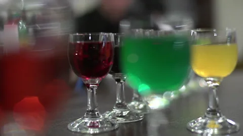 Color drink Stock Footage 30746165
