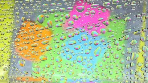 Color drops Stock Footage 10760703