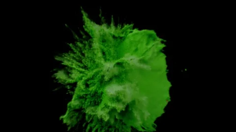 Color dust particle explosion Stock Footage 93522976