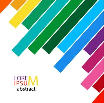 Color dynamic  lines. Light Cover with empty place for text. Stock Illustration