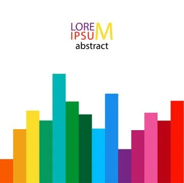 Color dynamic  lines. Light Cover with empty place for text. 스톡 일러스트