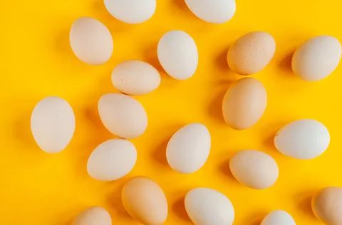 Color eggs for holiday easter, background Stock Photos