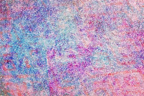 Color-enhanced image of corroded surface with psychedelic hues Stock Photos