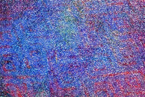 Color-enhanced image of corroded surface with psychedelic hues Stock Photos