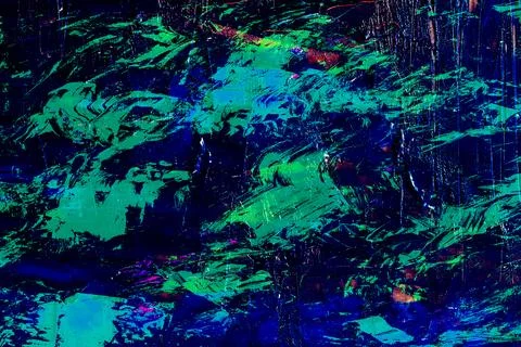Color-enhanced image of corroded surface with psychedelic hues Stock Photos