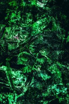 Color-enhanced microscope-style image of a porous biological texture Stock Photos