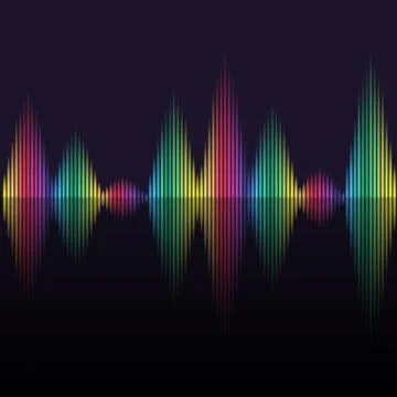 Color equalizer background Stock Illustration