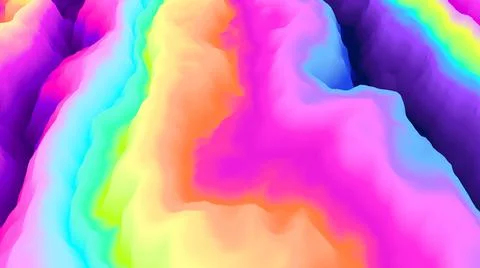 Color explosion 3d. Paint splash 3d wallpaper. Multicolor glow. Stock-Illustration