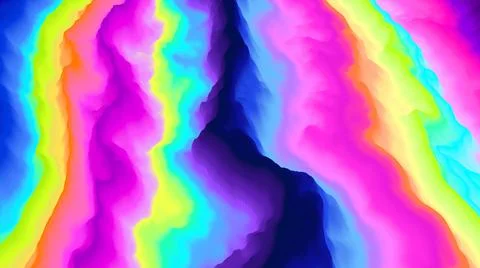 Color explosion 3d. Paint splash 3d wallpaper. Multicolor glow. Stock-Illustration