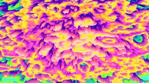 Color explosion 3d. Paint splash wallpaper. 3d Multicolor glow. Space. Stock-Illustration