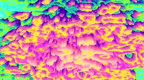 Color explosion 3d. Paint splash wallpaper. 3d Multicolor glow. Space. Stock-Illustration