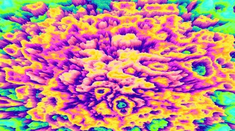Color explosion 3d. Paint splash wallpaper. 3d Multicolor glow. Space. Stock-Illustration