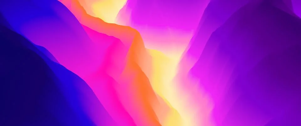 Color explosion 3d. Paint splash. Abstract 3d wallpaper. Multicolor glow. Neon. Stock Illustration