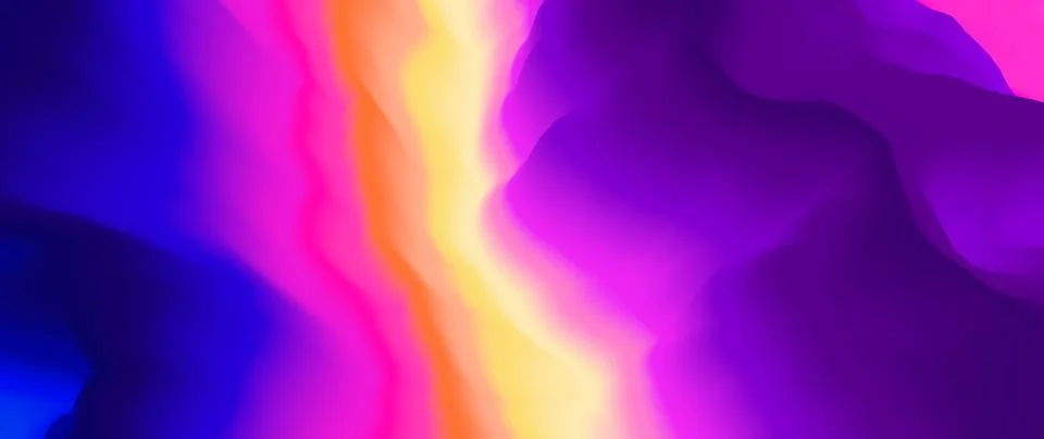 Color explosion 3d. Paint splash. Abstract 3d wallpaper. Multicolor glow. Neon. Stock-Illustration
