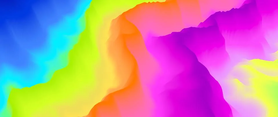 Color explosion 3d. Paint splash. Abstract 3d wallpaper. Multicolor glow. Neon. Stock-Illustration