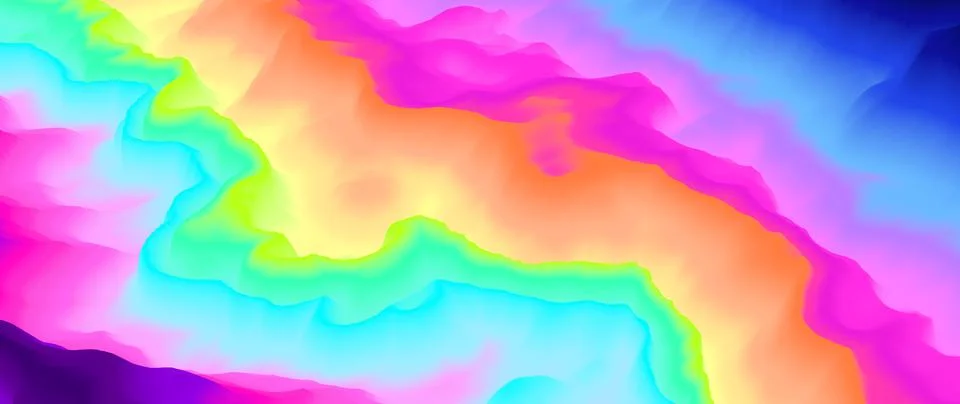 Color explosion 3d. Paint splash. Abstract 3d wallpaper. Multicolor glow. Neon. Stock-Illustration