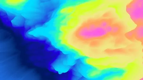 Color explosion 3d. Paint splash. Abstract 3d wallpaper. Multicolor glow. Neon. Stock-Illustration
