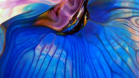 Color Explosion Abstract Vivid Art Painting Texture 6 Stock Footage 126560332