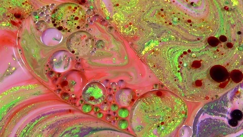 Color Explosion Abstract Vivid Art Painting Texture 159 Stock Footage 127288351
