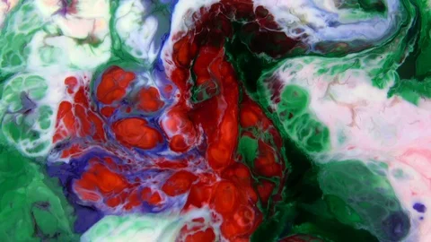 Color Explosion Abstract Vivid Art Painting Texture 373 Stock Footage 129066341