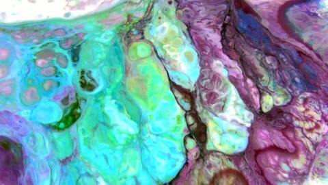 Color Explosion Abstract Vivid Art Painting Texture 389 Stock Footage 129115452