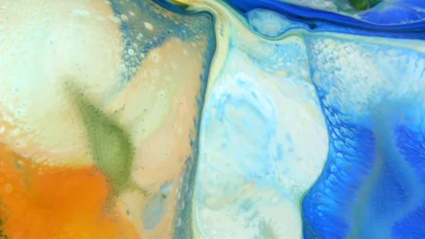Color Explosion Abstract Vivid Art Painting Texture 393 Stock Footage 129116030