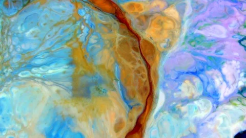 Color Explosion Abstract Vivid Art Painting Texture 409 Stock Footage 129200148