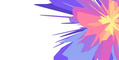 Color explosion background. Place for text. Holi Indian festival. Festive card Illustrazione stock