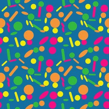 Color explosion pa seamless pattern Stock Illustration