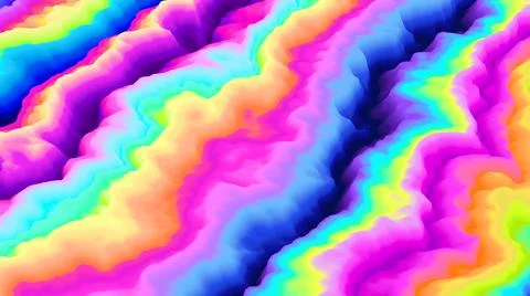 Color explosion. Paint splash 3d. Abstract 3d. Multicolor neon glow. Futuristic. Stock-Illustration