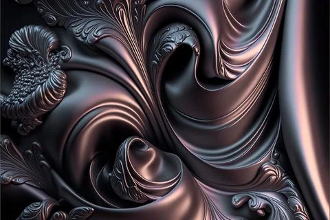 Color fabric texture background, abstract, satin, Made by AI,Artificial int.. Stock Illustration