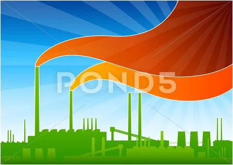 Color factory Stock Illustration