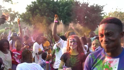 Color fight Stock Footage 165510498