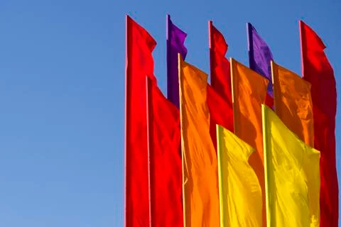 Color flags Stock Photos