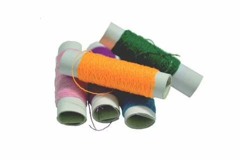 The color fo thread rolling 写真素材