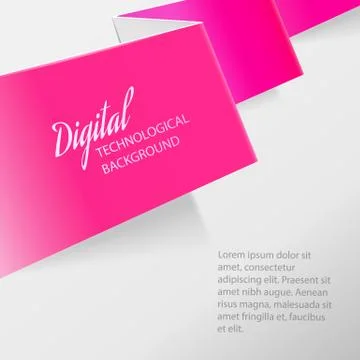 Color folded paper. Stock Illustration