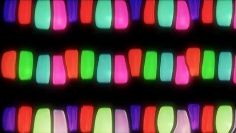 Color forms moving upwards Stock Footage 88986287