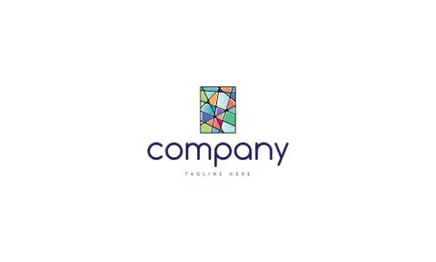 Color forms vector abstract colorful logo image Stock Illustration