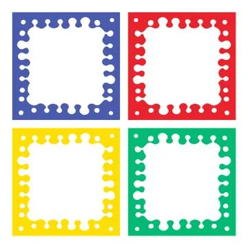 Color frames Stock Illustration